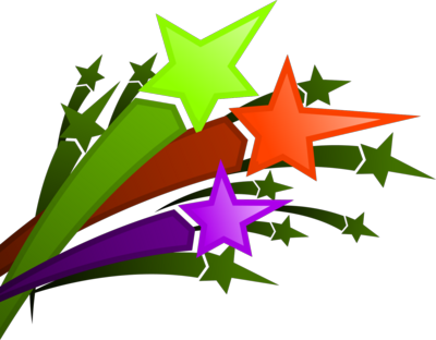 Shooting star clipart images