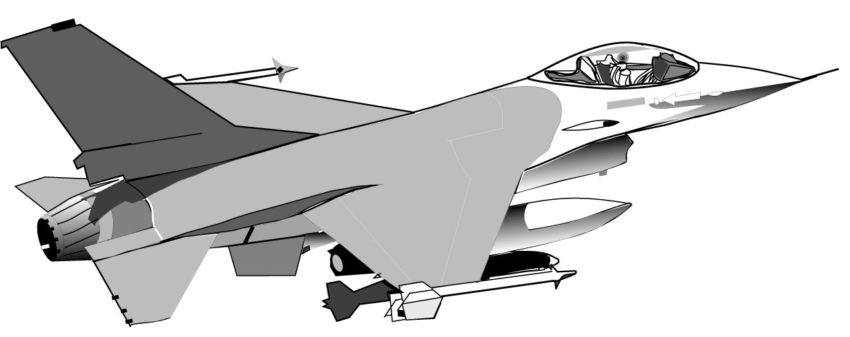 F-16 Clipart