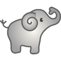 Cute Elephant Clipart Free