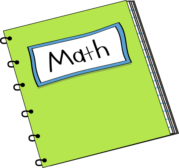 Math Notebook Clipart