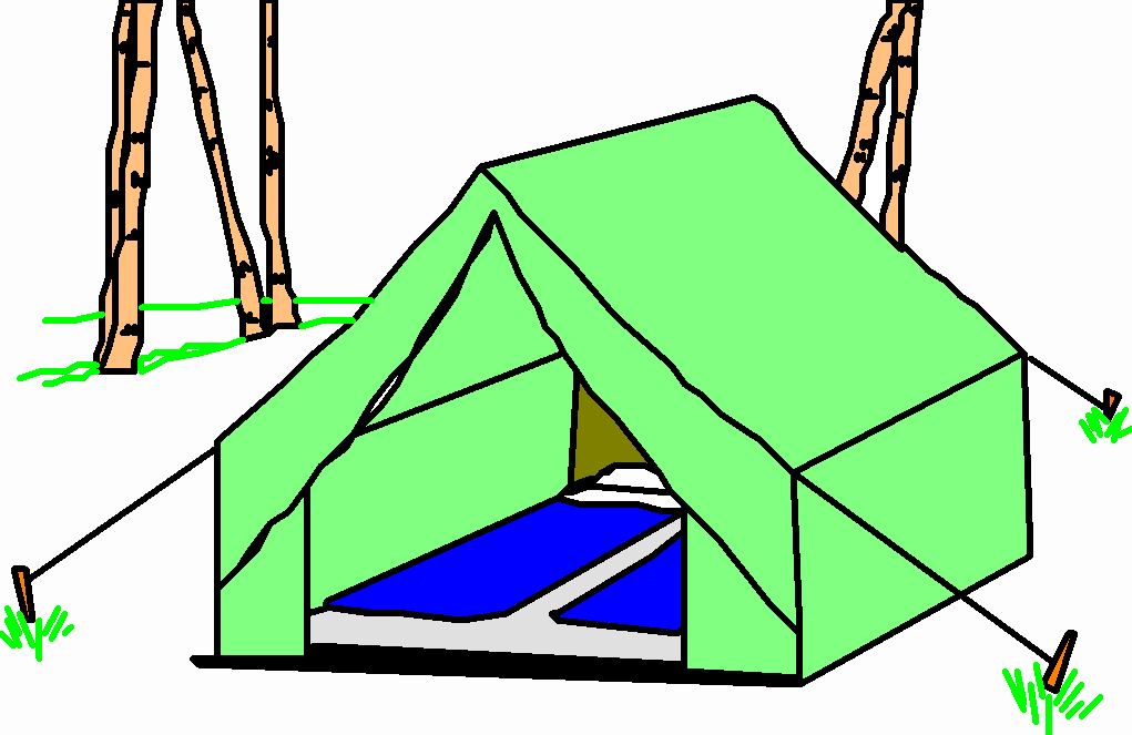 Tent clip art brown tents clipartcow - Clipartix