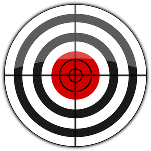 84 target clip art bullseye | Public domain vectors