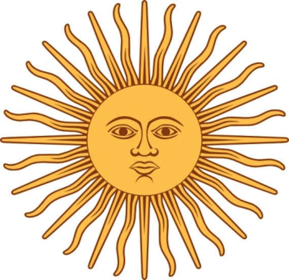 Sun In The Argentina Flag Clipart - Free to use Clip Art Resource