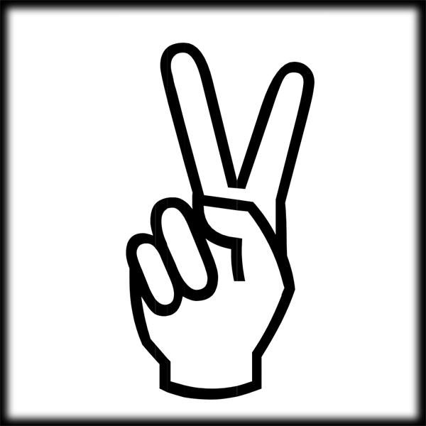 Clipart Hand Peace Sign - ClipArt Best