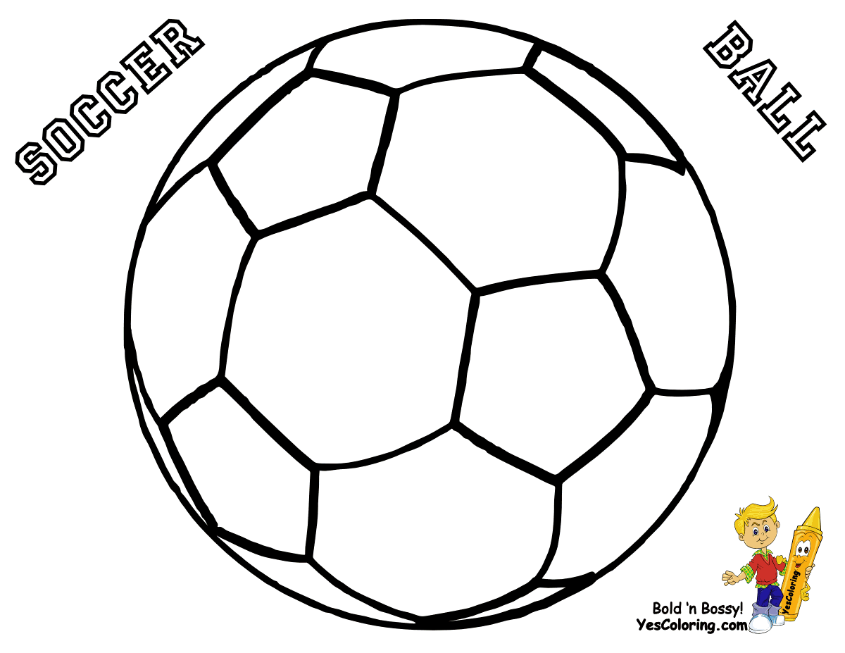 Soccer Ball Colouring - ClipArt Best