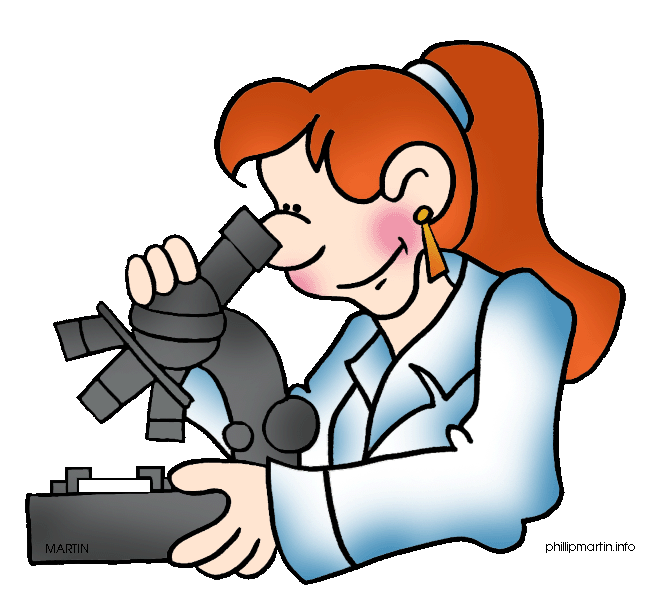 Free girl scientist clipart