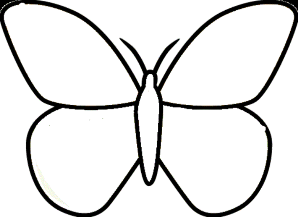 Easy Drawings For Kids Butterfly Clipart - Free to use Clip Art ...