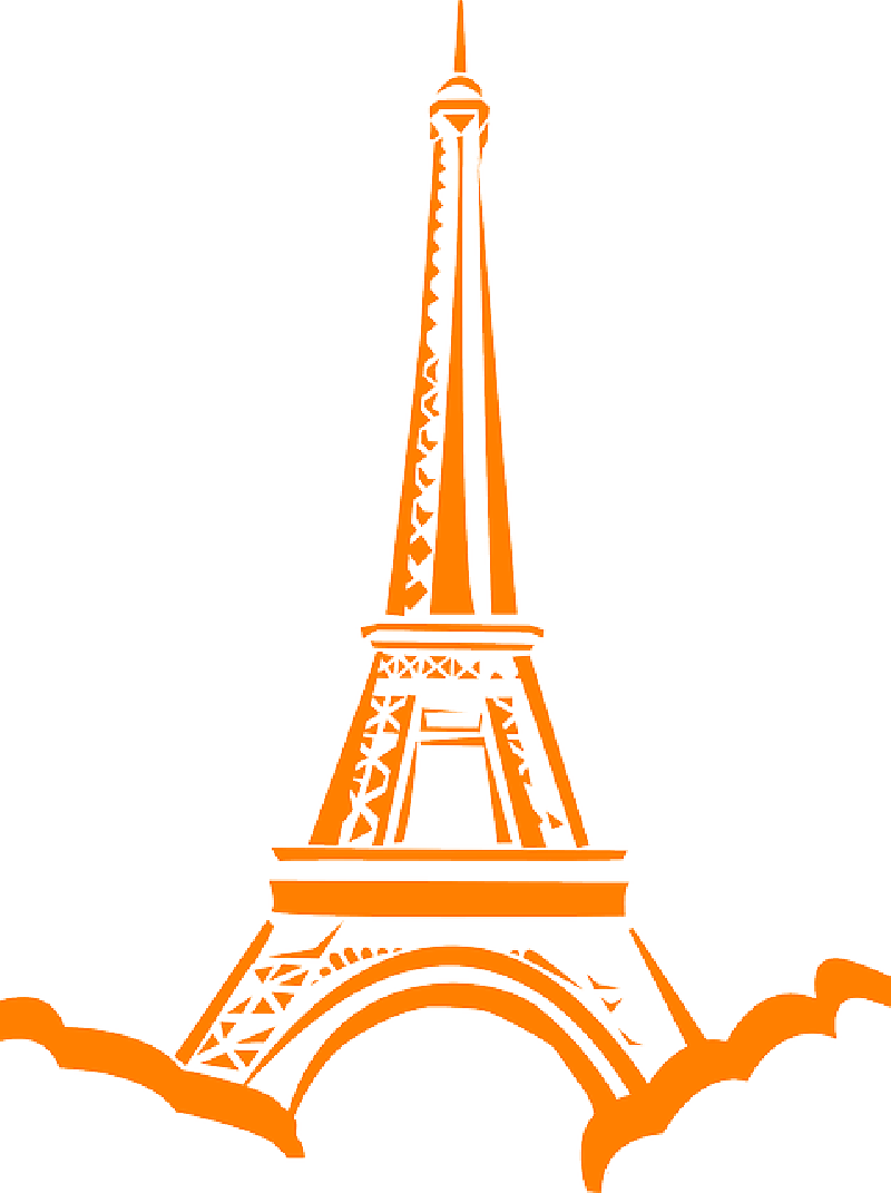 FRANCE, EIFFEL, TOWER, CARTOON, PARIS, TORRE - Public Domain ...