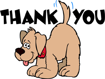 Free funny thank you clipart