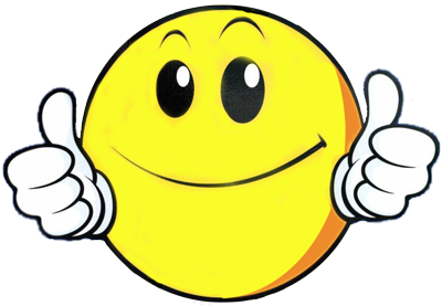 Cartoon thumbs up clipart