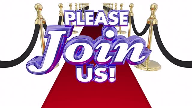 Please Join Us Red Carpet Invitation Words Animation Motion ... - ClipArt  Best - ClipArt Best