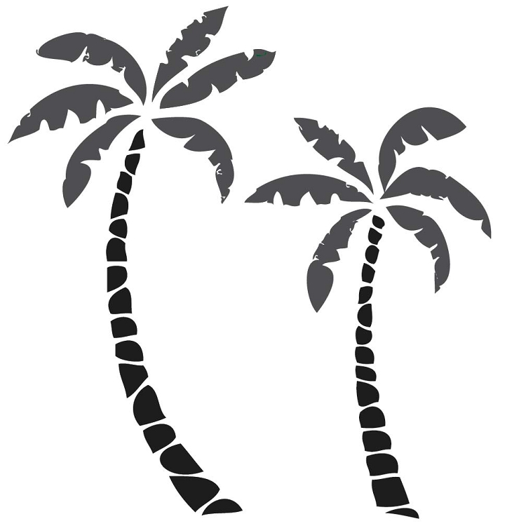 Palm Trees Wall Decal | Trendy Wall Designs