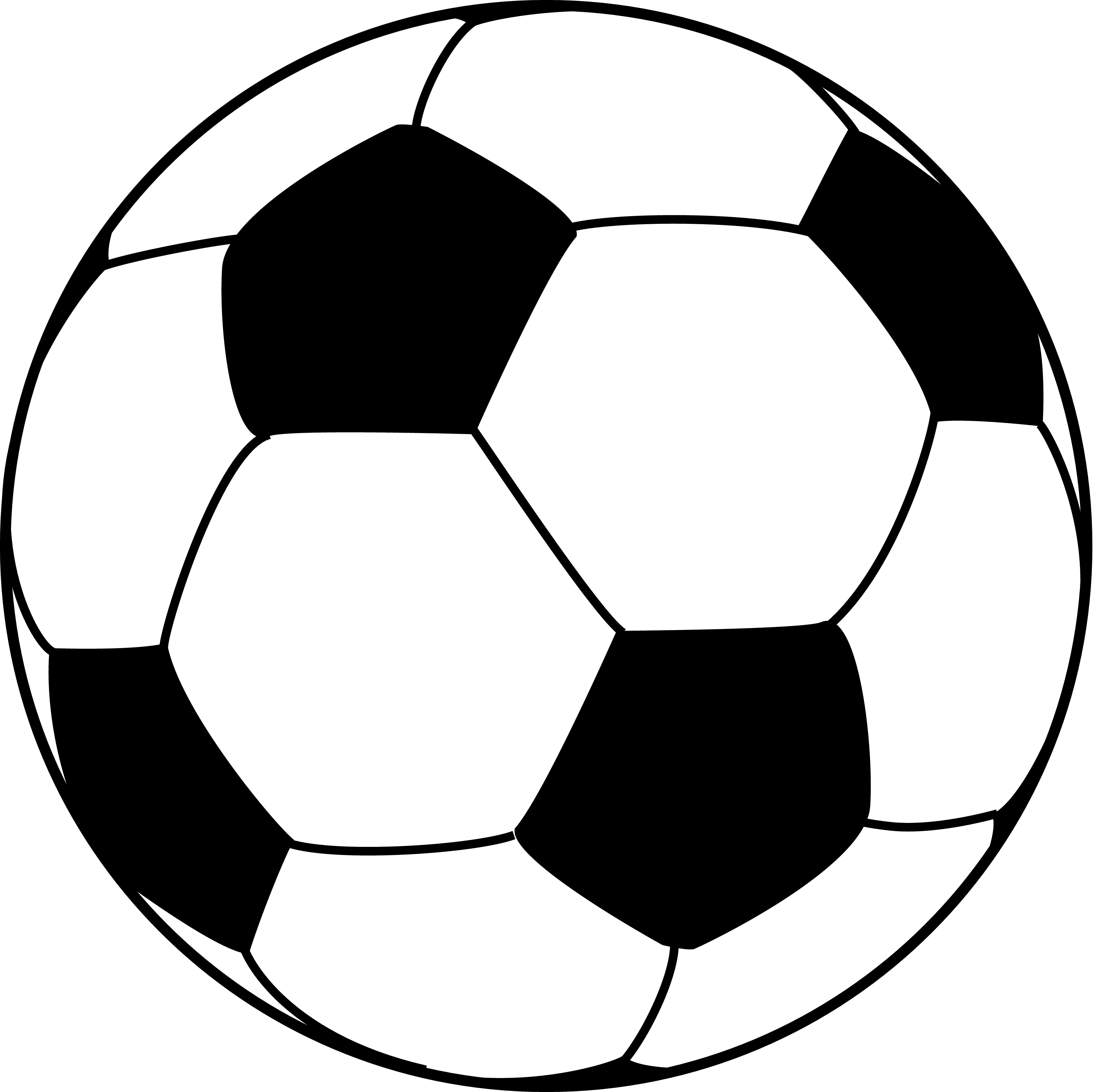 Soccer Ball Outline | Free Download Clip Art | Free Clip Art | on ...