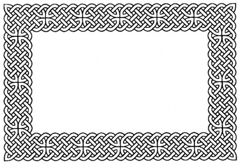 Celtic Knot Border Clipart - Free to use Clip Art Resource