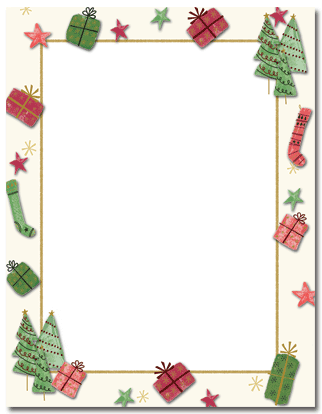 free christmas-theme borders