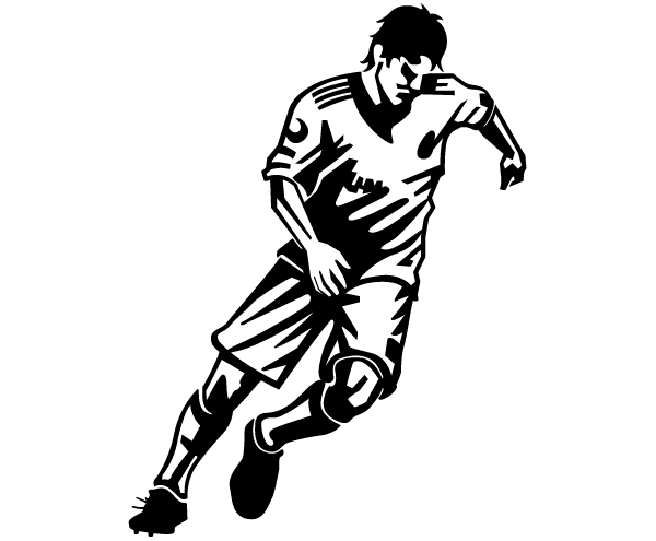 Soccer Player Vector Image | Download Free Vector Graphic Designs ...