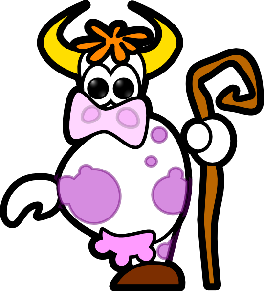 cow jumping clipart - photo #33