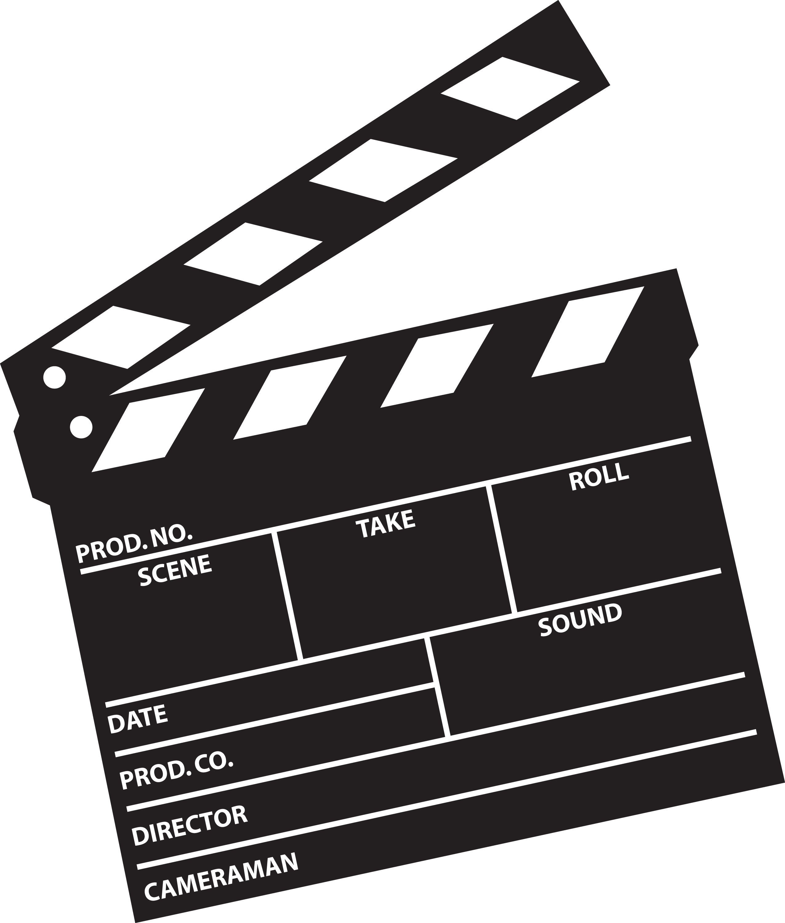 Free Printable Clapboard Template