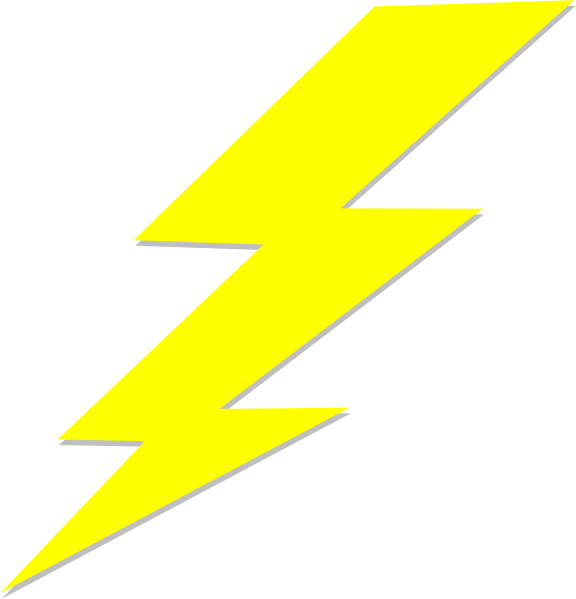 Clip Art Lightning Bolt