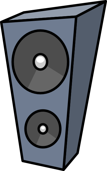 Cartoon Speaker clip art Free Vector