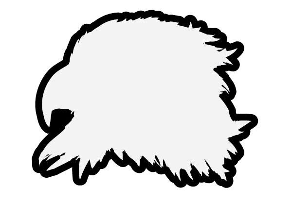 How to Create an Eagle Head Sticker ??
