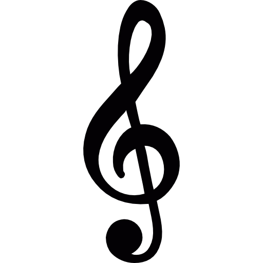 Treble clef - Free music icons