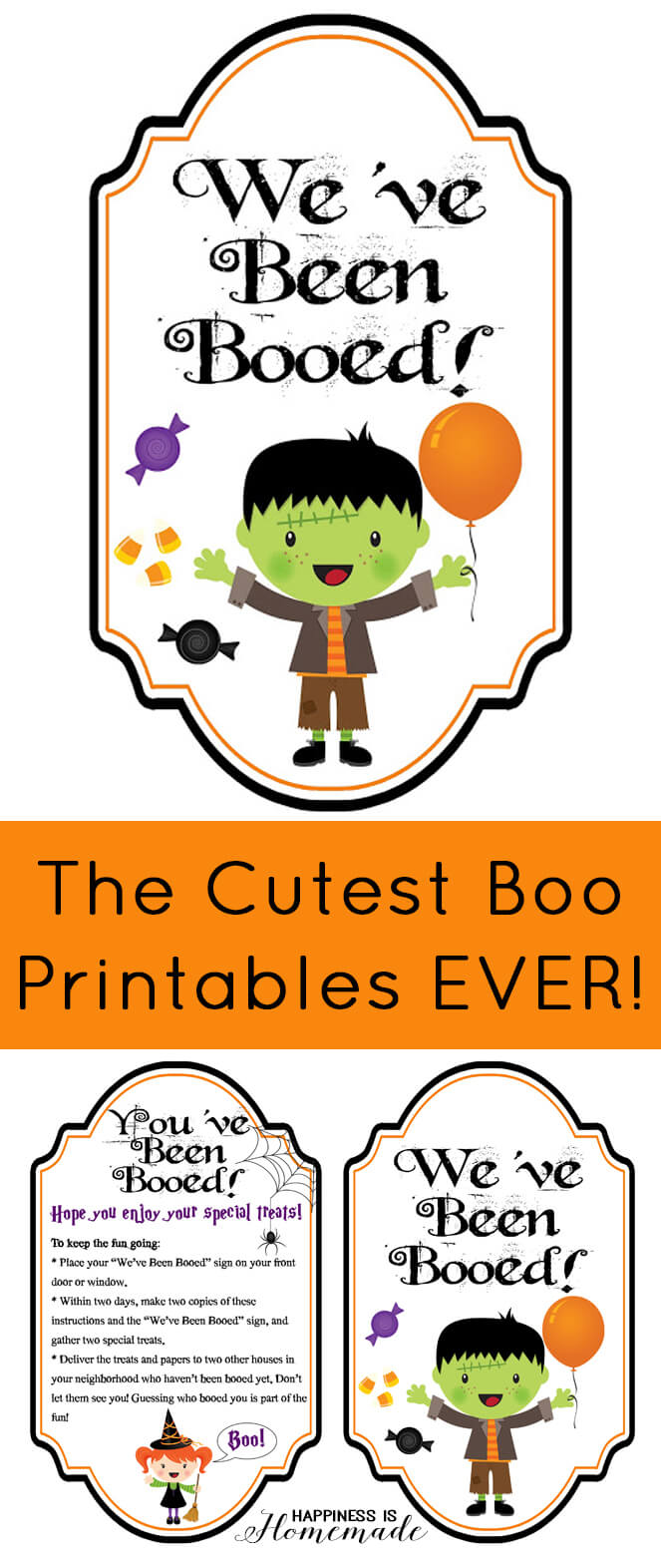Free You've Been Booed Printables! - Happiness is Homemade