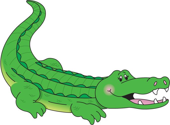 Alligators Black And White - ClipArt Best