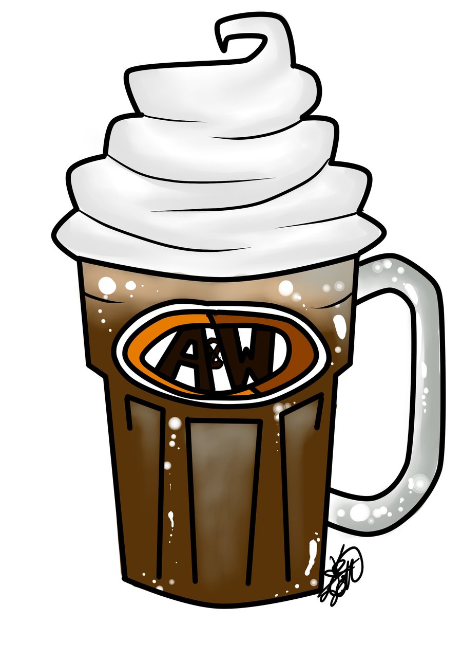 Root beer float clipart