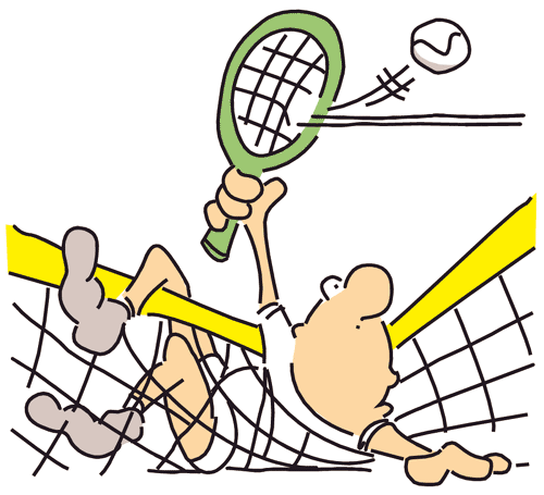 Tennis Cartoon Clipart