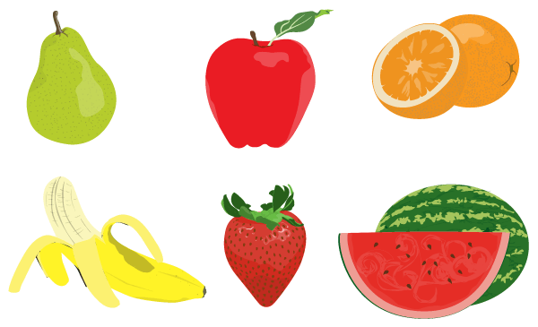 Free Fruit Vector Pack Illustrator | 123Freevectors