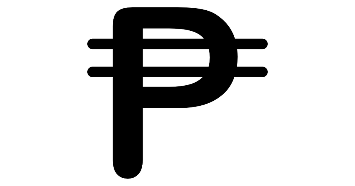 Philippines peso currency symbol - Free signs icons