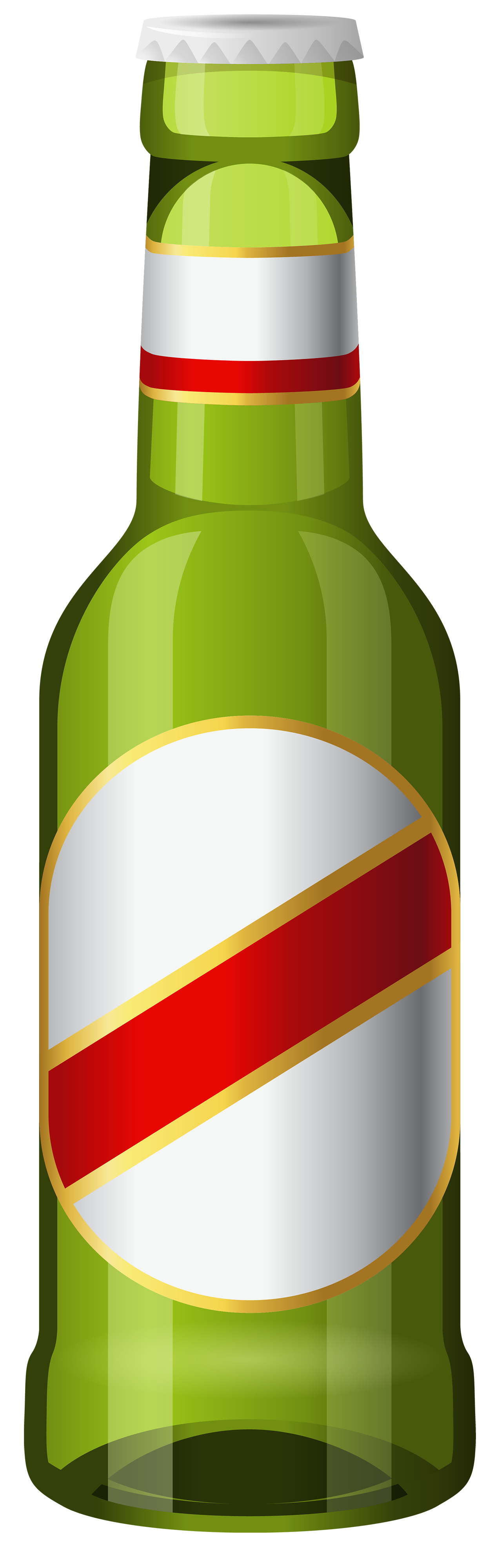 Bottle of beer clipart
