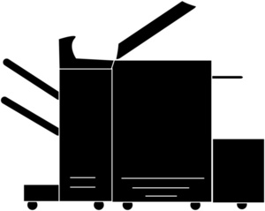 379 views Copier Clipart Image - Office Copy Machine