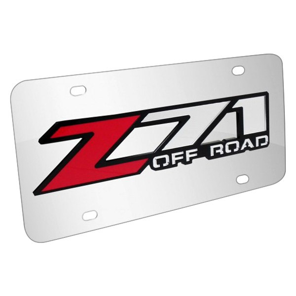 iPickimageÂ® 313227 - Chrome License Plate with Z71 Offroad Logo