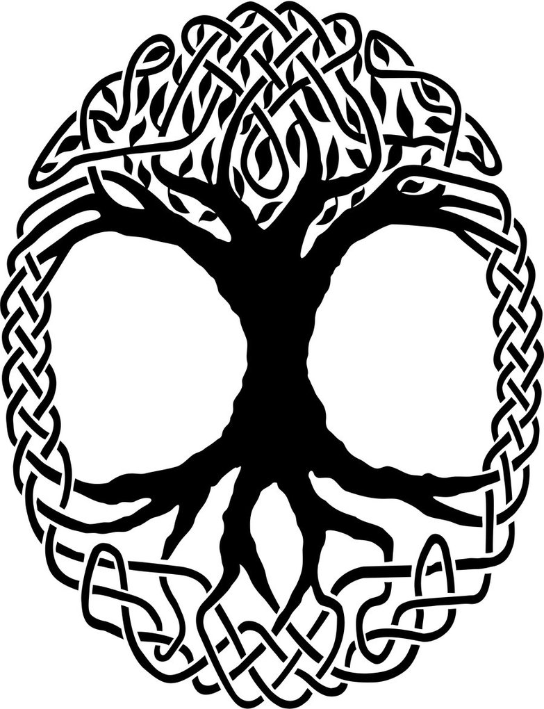 Celtic tree of life clipart for free
