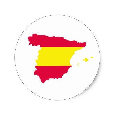 405 views Spain Flag Heart Sticker | Zazzle