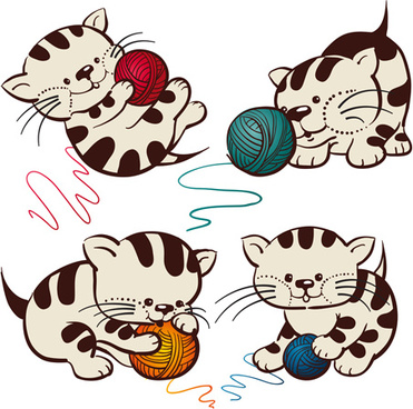 Cute cat vector free vector download (5,070 Free vector) for ...