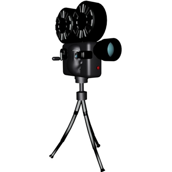 3D 3ds cartoon movie camera - ClipArt Best - ClipArt Best