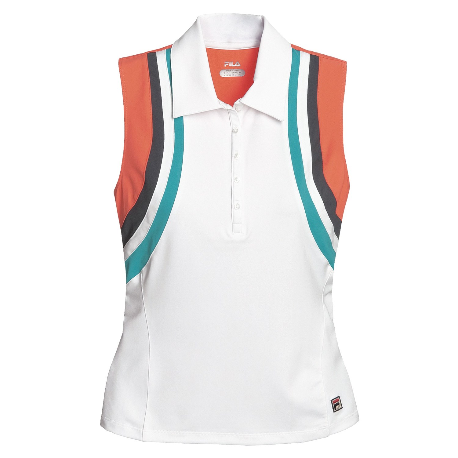 Fila Center Court Athletic Tank Polo Shirt - Sleeveless (For Women ...