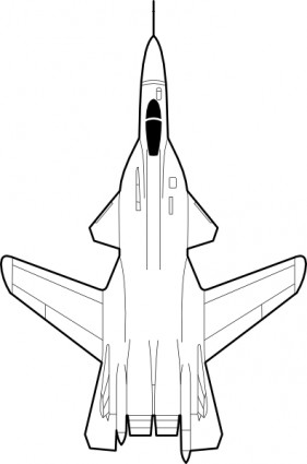 Fighter Jet Plane clip art Vector clip art - Free vector for free ...