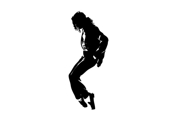 SD7166 Michael Jackson Silhouette Pop Music 24x18 Print POSTER