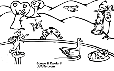 Coloring pages : Valentine Coloring Pages / pictures / books / sheets