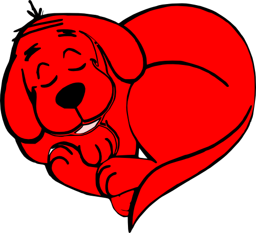 clip art clifford big red dog - photo #34