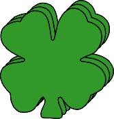 Four Leaf Clover - Small Cut-Outs: Office Products