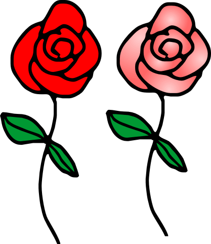 Pictures Of Cartoon Roses - ClipArt Best