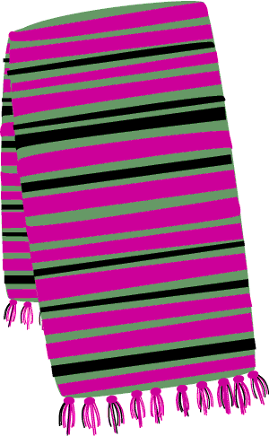 Serape Mexican Blanket Fiesta Graphic