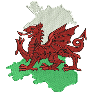 Wales Dragon Outline - Quoteko.