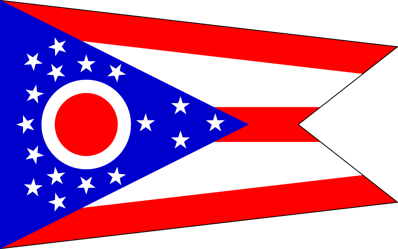 Clip Art: Flag of Ohio Drapeau Bandiera Bandeira ...