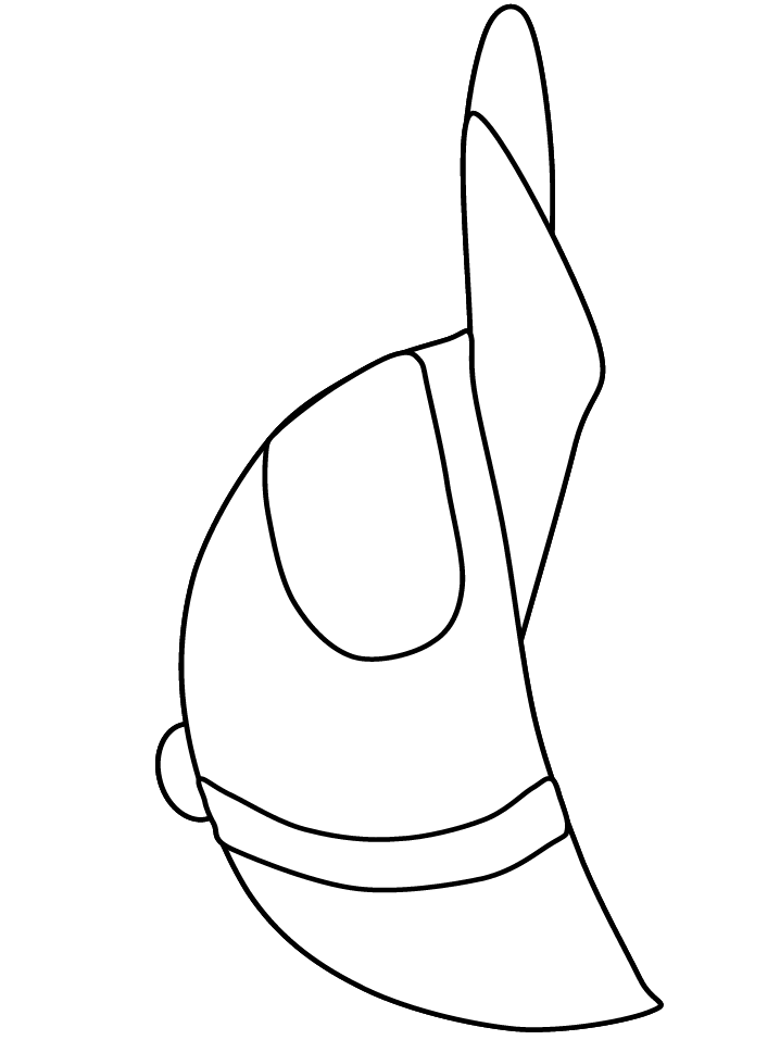 1,198 views Printable Baseball Cap Sports Coloring Pages - Coloringpagebook.